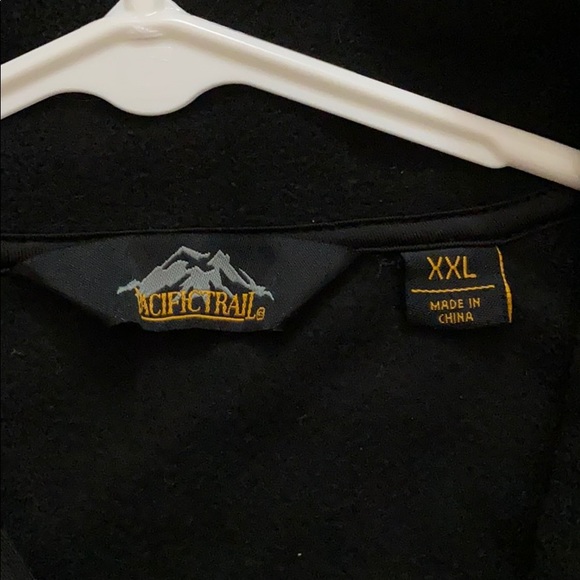 Men’s Pacific Trail 2XL pullover. Black 1/4 zip - Picture 2 of 3